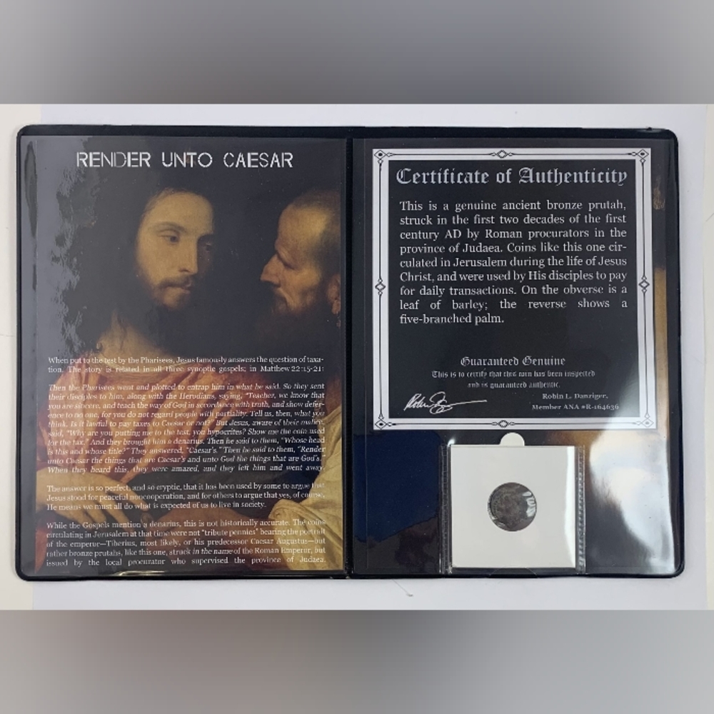 Render Unto Caesar: Judaean coins of the Augustus procurators (album)